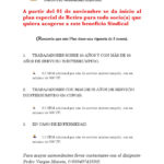 Plan especial de retiro