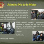 Saludos Día de la Mujer