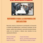 Citacion reunión de Carácter Extraordinaria