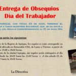 Entrega de Obsequio dia del Trabajador