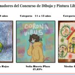 Felices ganadores del Concurso de dibujo y pintura organizado por el Sindicato Collahuasi recibieron hoy su merecido premio