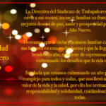 Sindicato de Trabajadores Collahuasi les envía un fraternal saludo navideño
