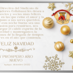 Saludo de Navidad y Próspero Año Nuevo STC 2022
