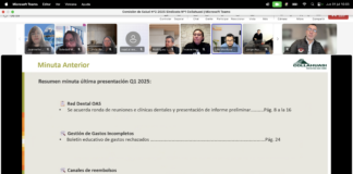 Comisión de Salud del Sindicato se reúne con comisión de la Compañía